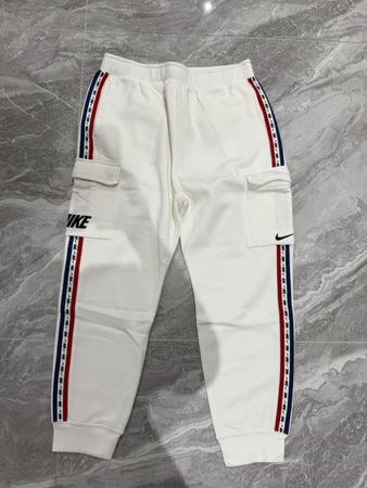 Pantalon Cargo Nike Blanc, Taille L, parfait pour l'été