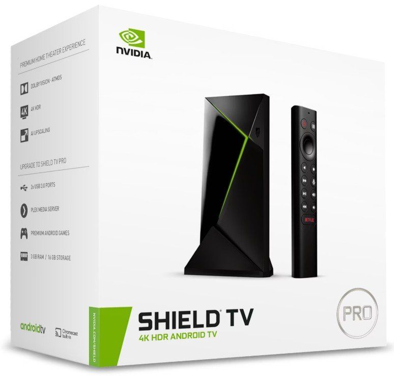 Nvidia Audio- & Mediensysteme: NVIDIA SHIELD TV PRO 4K HDR Android TV – Gebraucht aus Genève von gregoritch