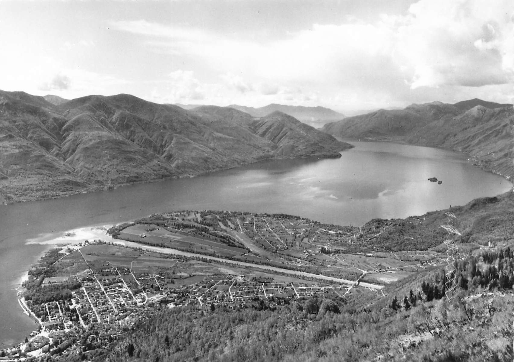 Cartoline postali: Cardada foce della maggia – Usato da Biasca venduto da Blenio71