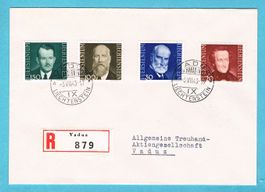 R-FDC Fürstenbilder III o VADUZ 5.VII.43 ! Ab Fr.1!