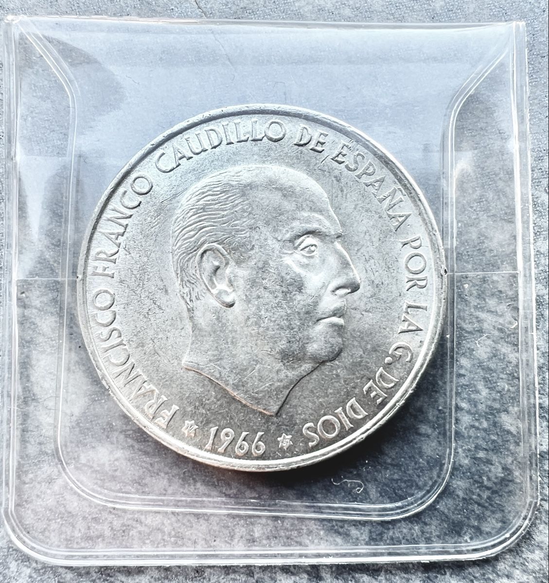 Tutti le monete: Silbermünze 100 Pesetas Spanien 1966. – Usato da Muotathal venduto da OttoK01 2