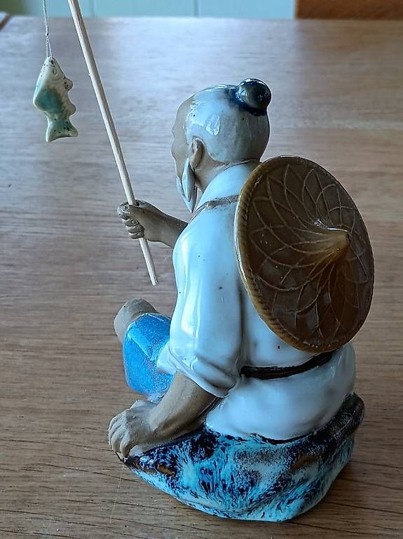 Figuren: Porzellan Figur alter chinesischer Mann – Gebraucht aus Hondrich von michhamb 4
