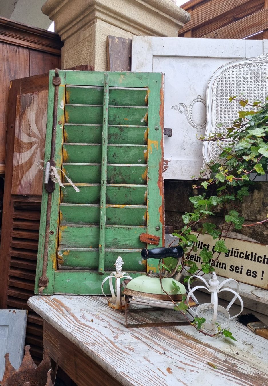 Volets: Antiker Fensterladen – D'occasion à Wohlen AG par Atelier-Elisa 4
