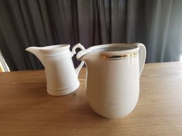 2 alte Porzellankrüge Kahla und Tirschenreuther