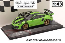 PORSCHE 911 (991) GT2 RS Weissach Paket 2018 1:43 Minichamps