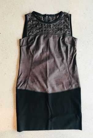 Kleid, veganes Leder, L
