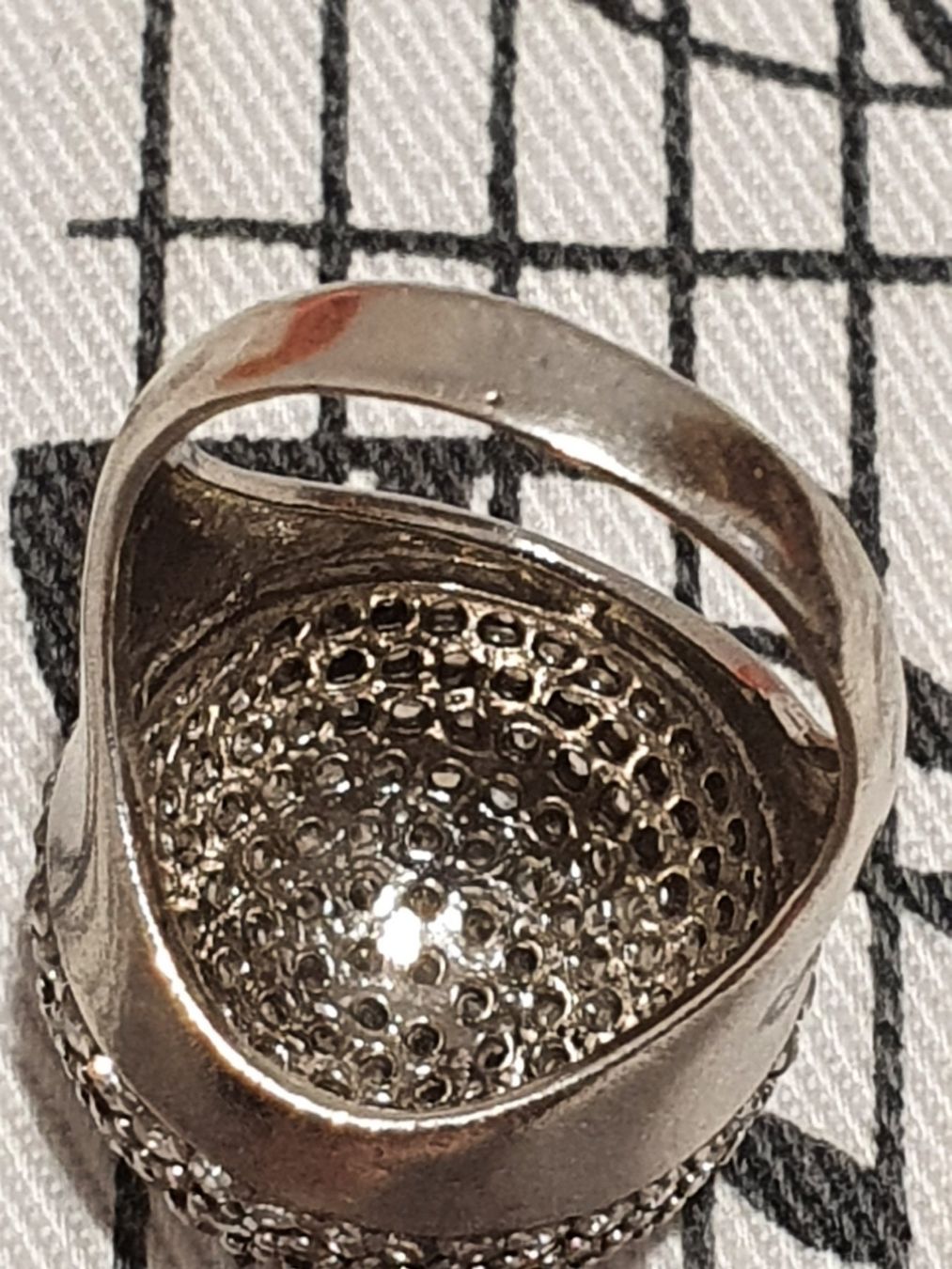 Ringe: Entourage Pavé Designer Ring,  Silber 925 in Kugelform 😍 – Gebraucht aus Wohlen AG von palmsprings 8