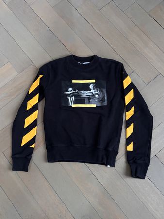 Authentic Off-White Black & Yellow Sweater  Size XXS/158