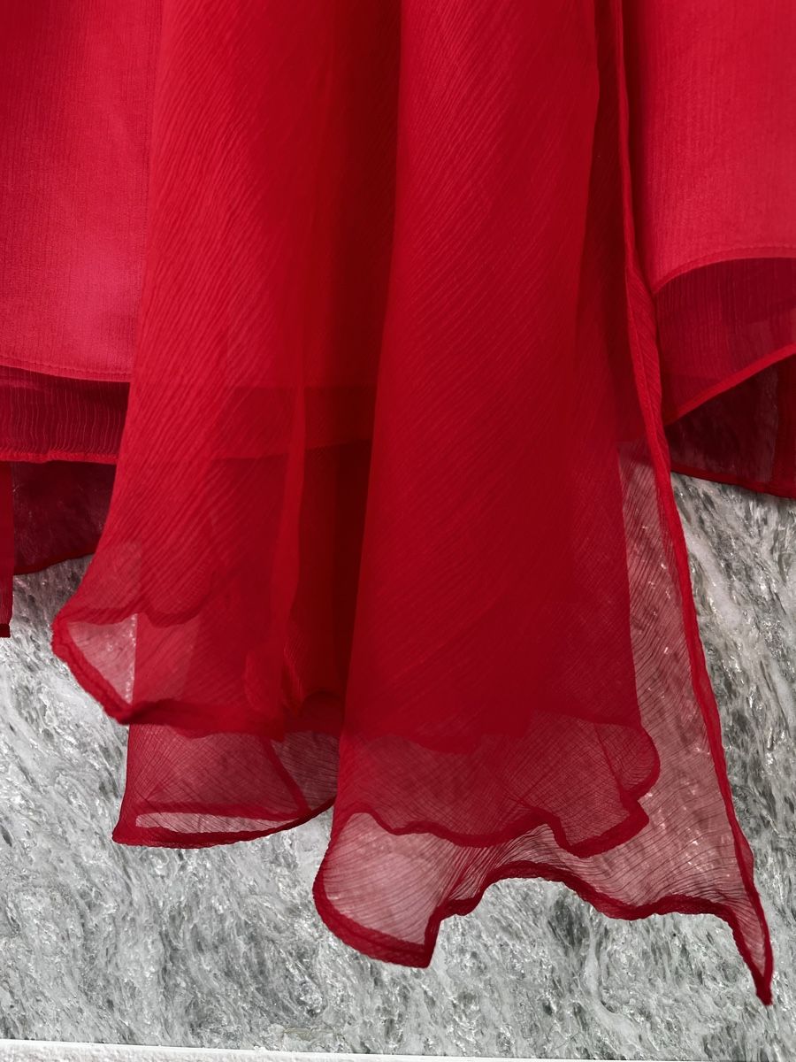 Vestiti: EROTOKRITOS.PARIS.100% Seidenchiffonkleid – Usato da Meilen venduto da Tamara23 7
