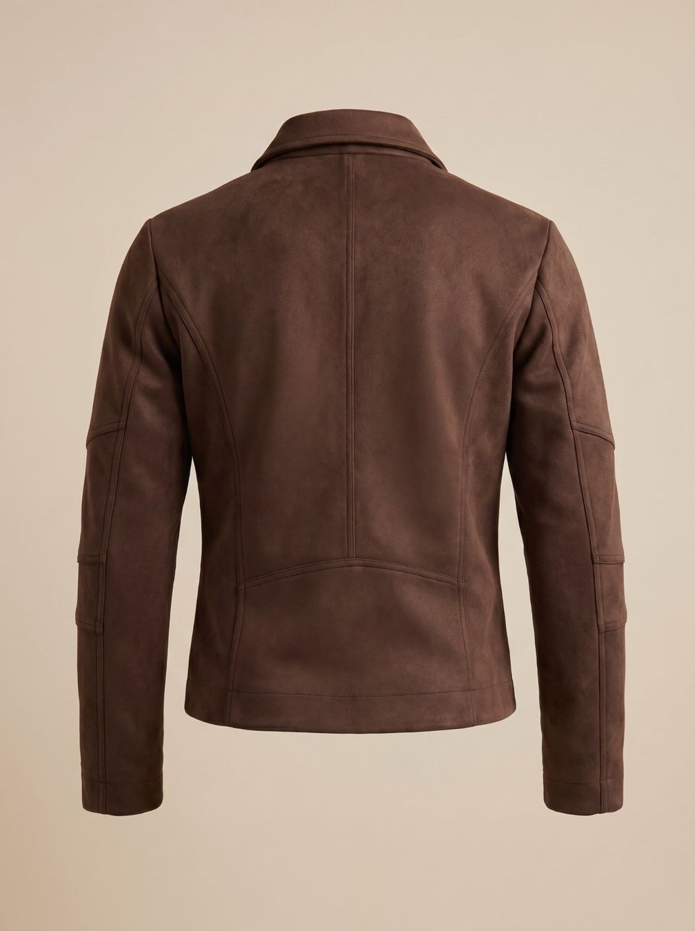 Giacche: Veste aspect suède marron style – Nuovo (secondo la descrizione) da St-Prex venduto da mic_vq8f 1