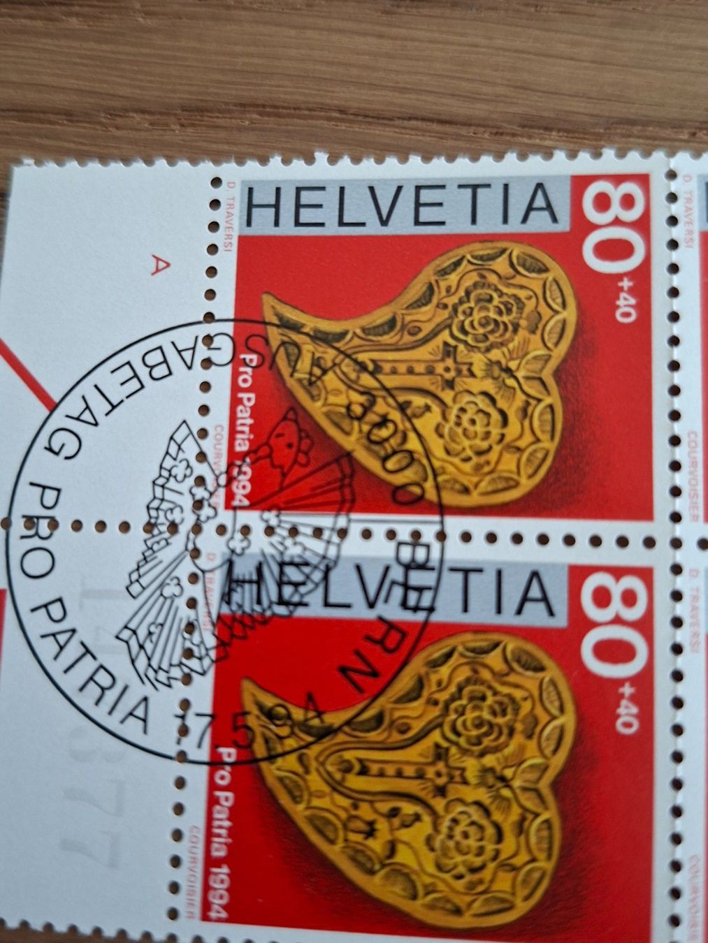 Tutti i francobolli: Markenheftchen: Pro Patria 1994 – Nuovo (secondo la descrizione) da Hinterkappelen venduto da 1399 6