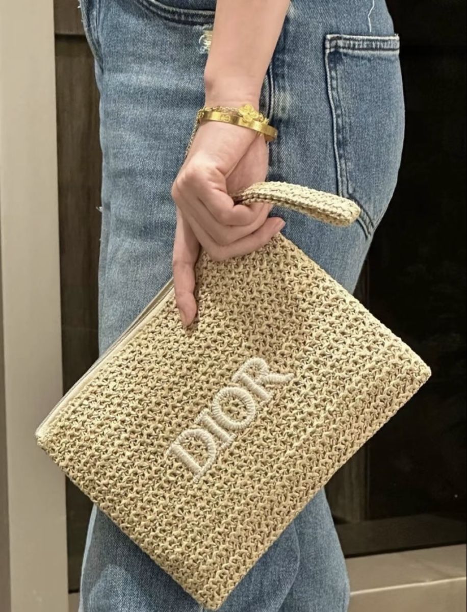 Borse: Dior Straw Clutch Bag – Nuovo e nell'imballaggio originale da Chur venduto da Madeys 7