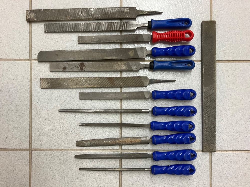 13 Raspeln und Feilen diverser Grössen und Typen (Gebraucht) in ...