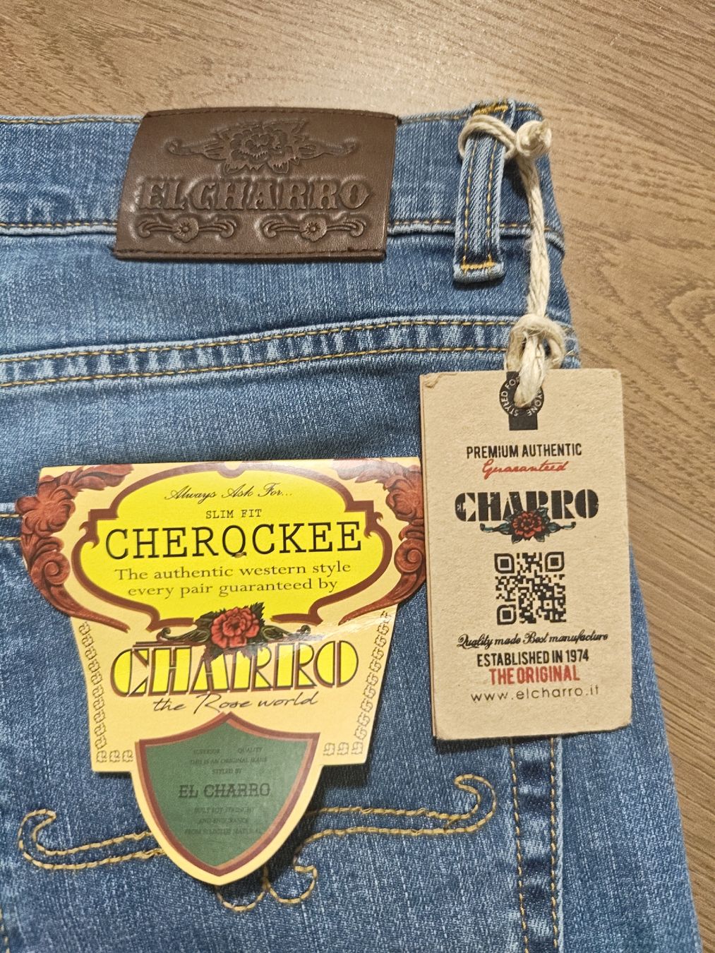 Jeans: El Charro Jeans Gr. 46 Slim fit Stretch  – Nuovo e nell'imballaggio originale da Seon venduto da chf_g29b 4