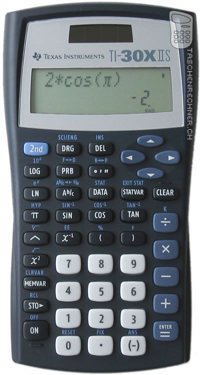 Texas Instruments Calculatrices: Taschenrechner TI-30XIIS Solar – D'occasion à Luzern par lang30