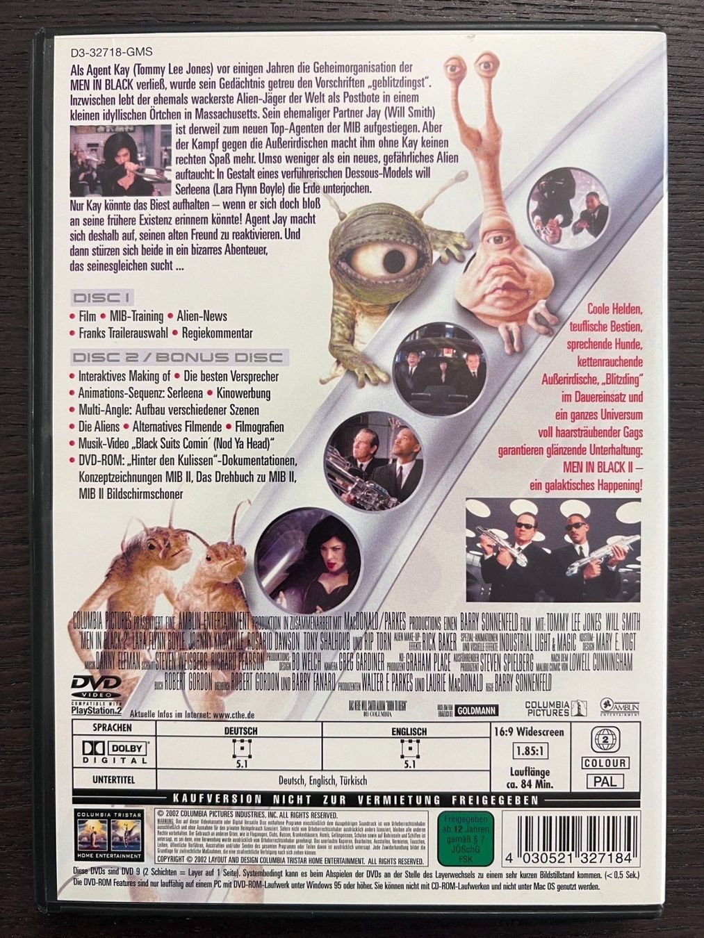 Tutti i DVDs: Men in Black 2 – Usato da Zürich venduto da FilmFreunde 1