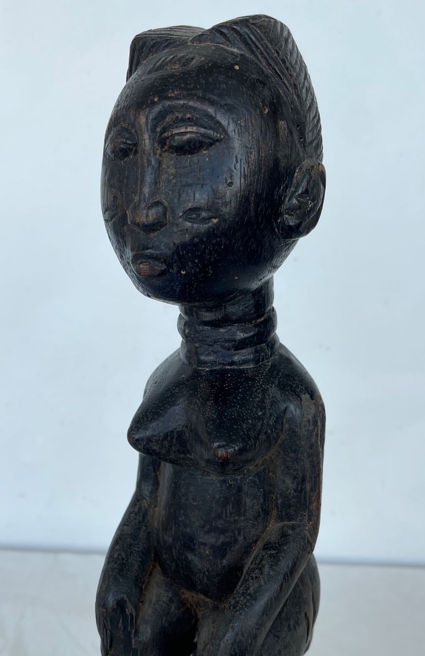 Skulpturen & Statuen: antike Baule Figur Elfenbeinküste Höhe 31 cm – Gebraucht aus Rüthi (Rheintal) von  9