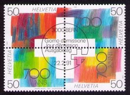 1991_807-810_700 J. EIDGENOSSENSCHAFT_VIERERBLOCK_ET-VO !