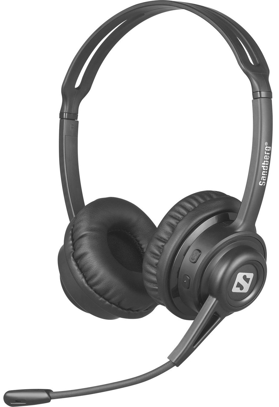 Kopfhörer: SANDBERG Bluetooth Headset ANC+ENC Kopfhöhrer Mikrofon schw. – Neu und originalverpackt aus Reinach AG von RiesenServicesGmbH