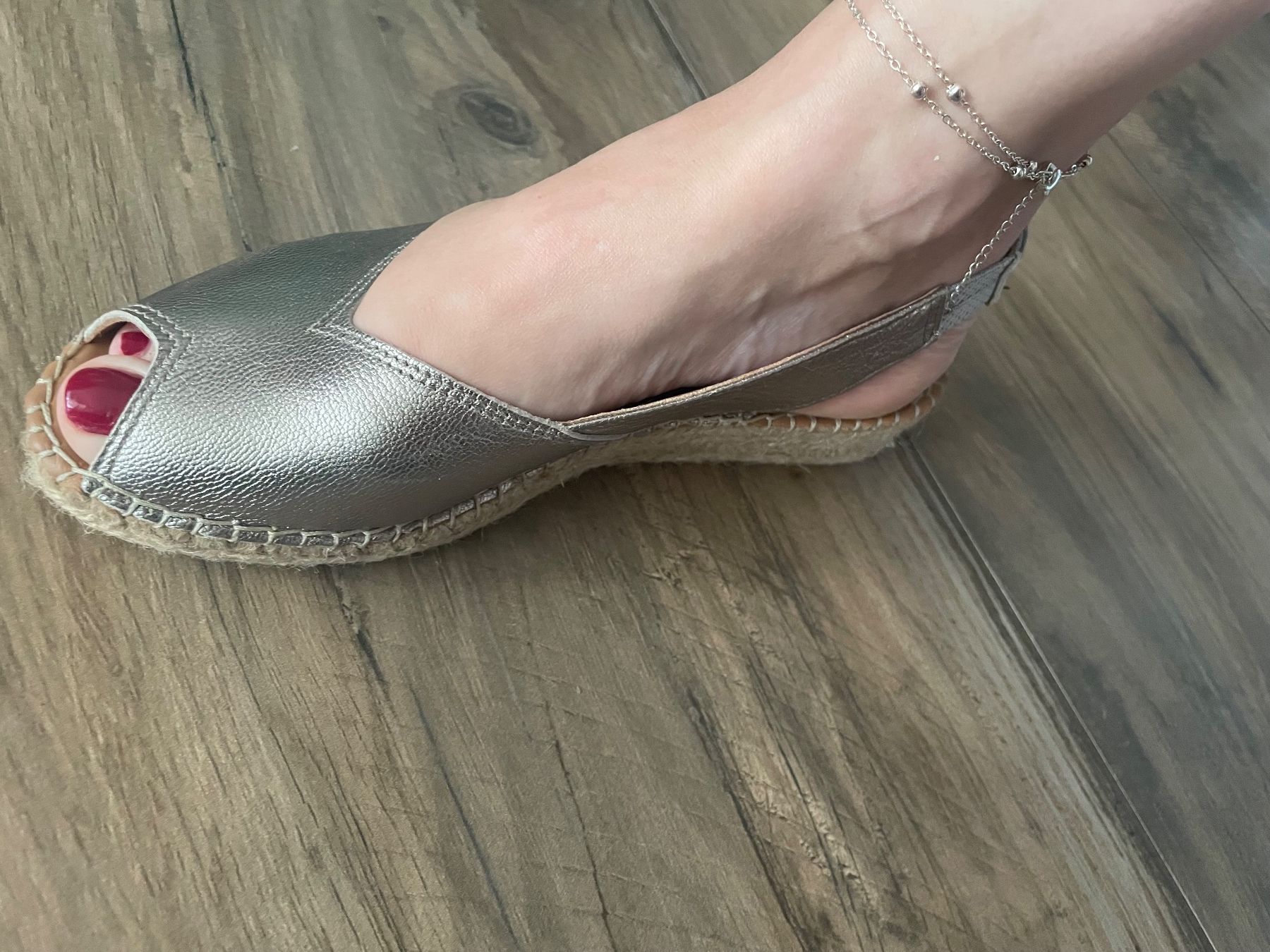 Scarpe da donna: Espadrilles metallic gold Grösse 37 – Nuovo (secondo la descrizione) da Birrwil venduto da cko_nd6k 2