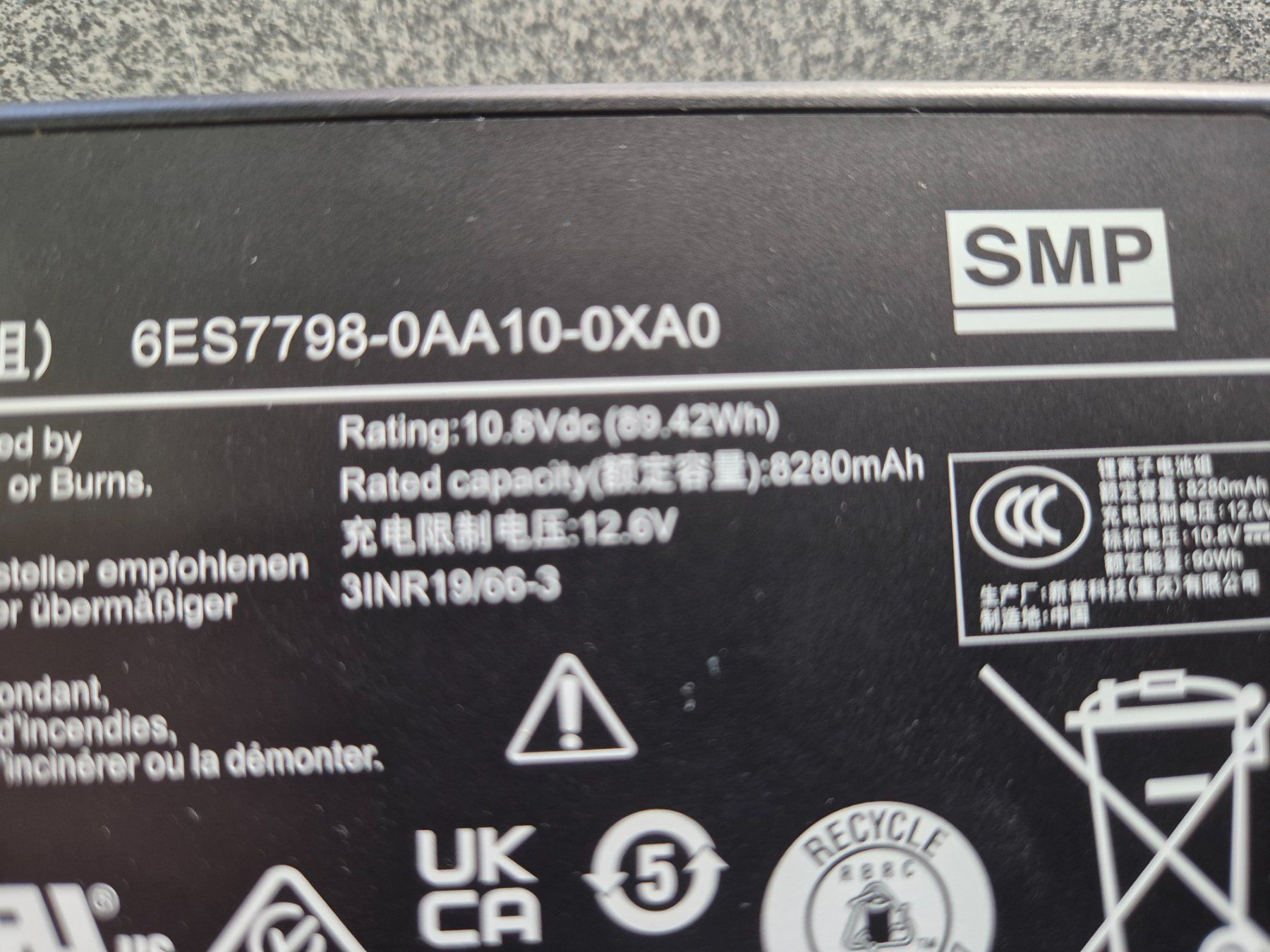 Batterie: Simatic PG Ersatzakku SP306-2 – Nuovo (secondo la descrizione) da Fehraltorf venduto da ust_57 1