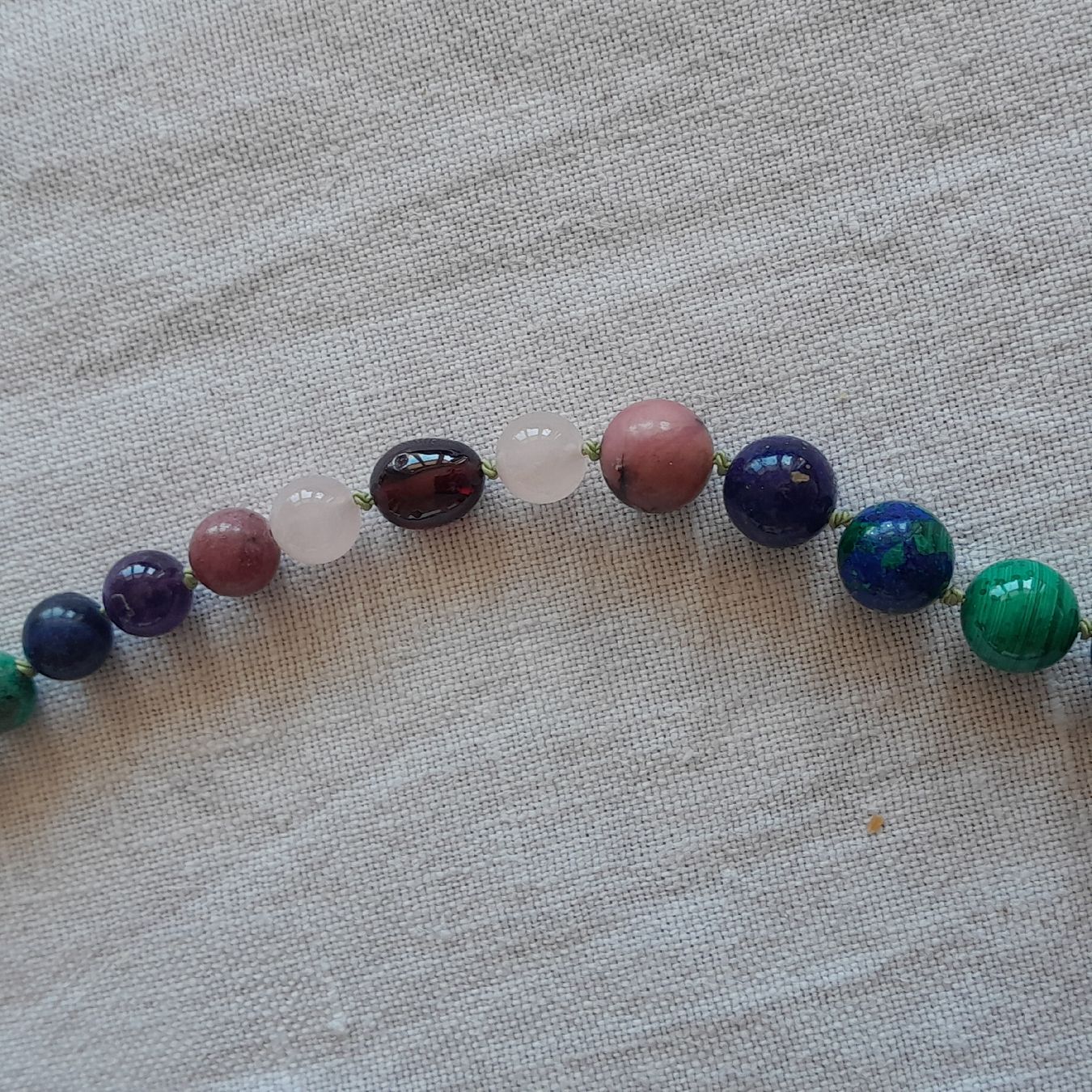 Ketten: Edelstein-Halskette, multicolor, handgefertigt – Gebraucht aus Knutwil von Kompex 4