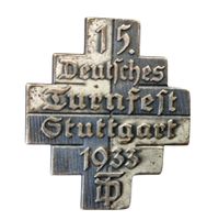 Abzeichen 2. Weltkrieg Turnfest Stuttgart 1933