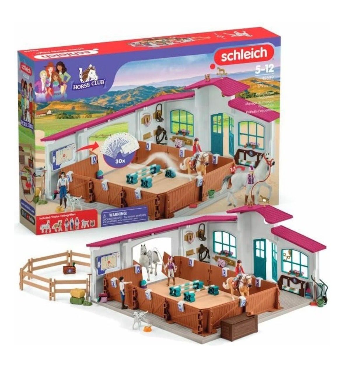 Schleich Giocattoli: Schleich Reithalle Peppertree 42639 – Usato da Rüti ZH venduto da ManuMassi