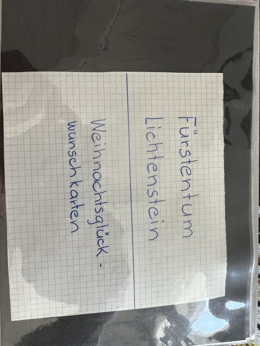 Tutti i francobolli: Fürstentum Liechtenstein: Weihnachtskarten-Sammlung! – Usato da Schongau venduto da Retro_Shop 5