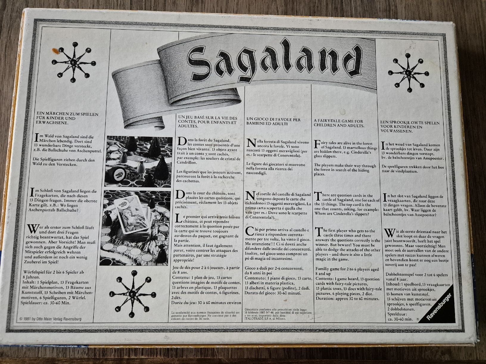 Ravensburger Giochi: Spiel Sagaland 1981/1982 – Usato da Villmergen venduto da MONCHHICHI 2