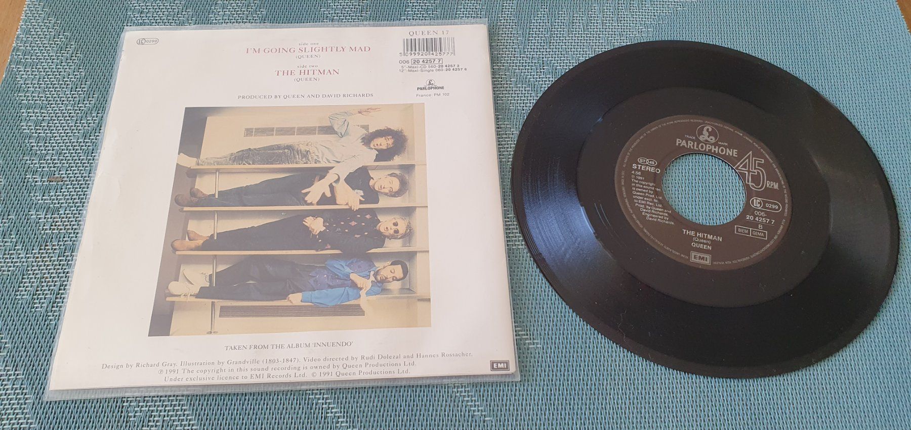 Dischi in vinile: QUEEN, I'm going slightly mad, 7"Single, TOP! – Usato da Kreuzlingen venduto da Cdschlumpf 1