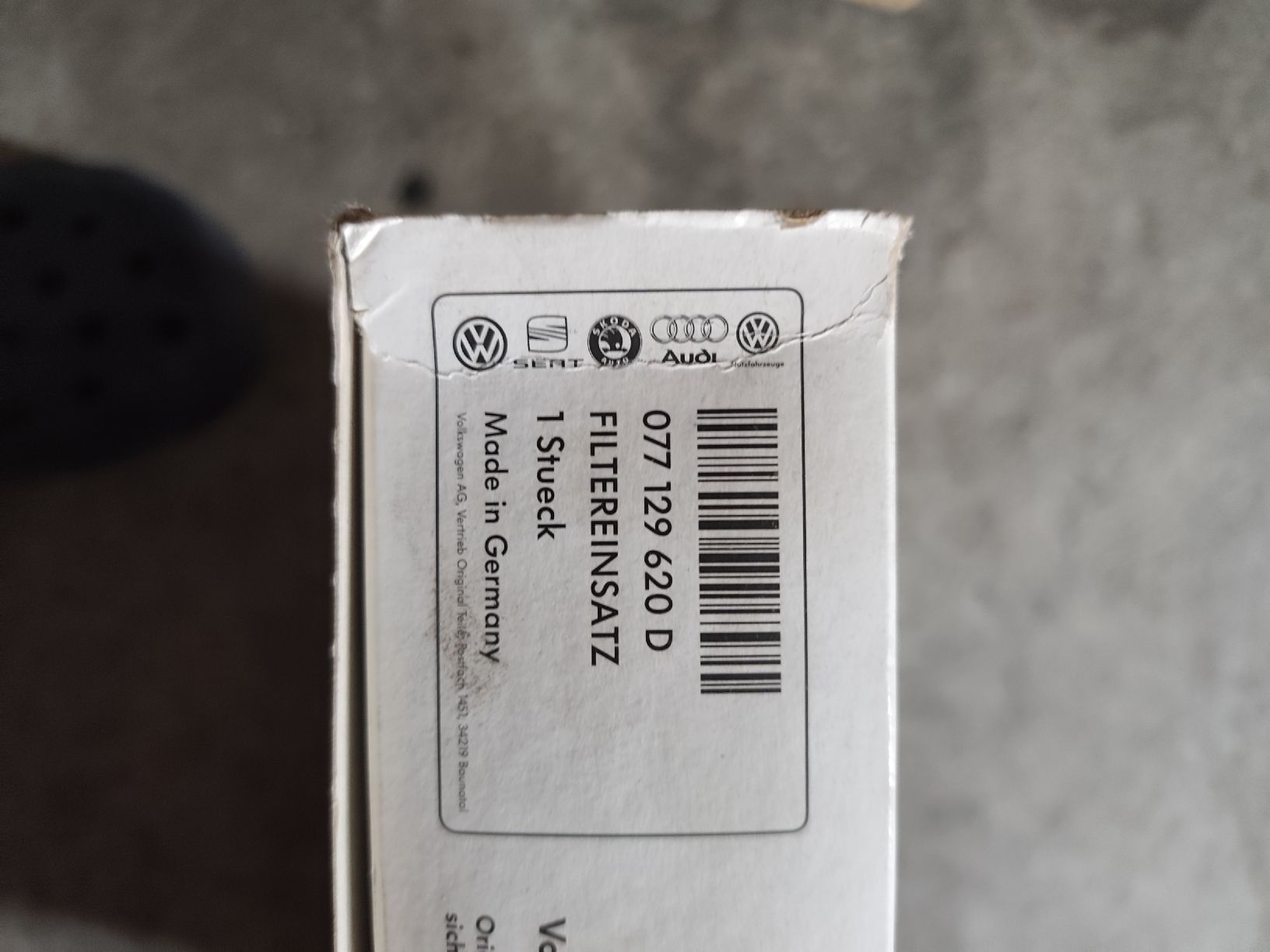 Audi Tutti pezzi di ricambio auto: Luftfilter Audi 100 S4/S6 077 129 620 D neu – Nuovo e nell'imballaggio originale da Rebstein venduto da andi322