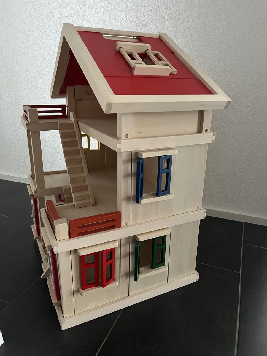Case e mobili per bambole: Puppenhaus aus Holz – Usato da Arth venduto da Pancake02 2