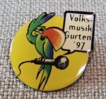 D942 - Pin 6. Volksmusik Fest Gurten 97
