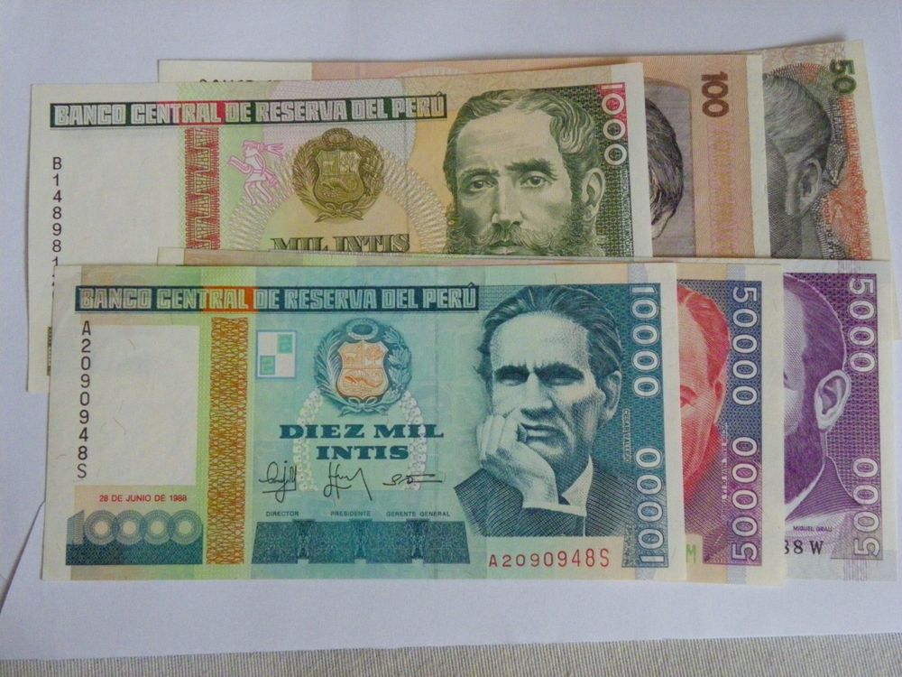 Peru Banknoten Sammlung, Diverse Jahrgänge, Zustand! Neu (Neu (gemäss ...