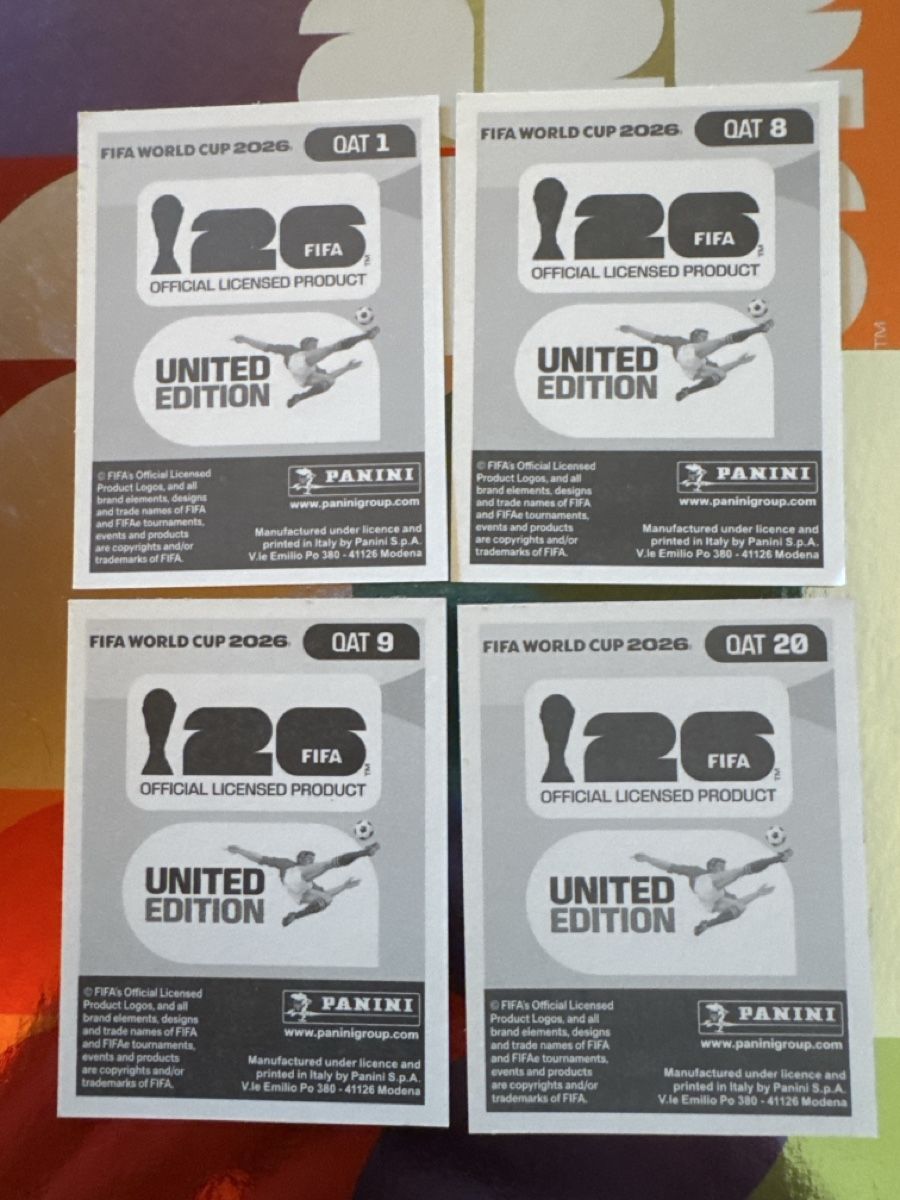 Panini Carte collezionabili: Panini 2026 QAT – Nuovo (secondo la descrizione) da Aarau venduto da Zichorien
