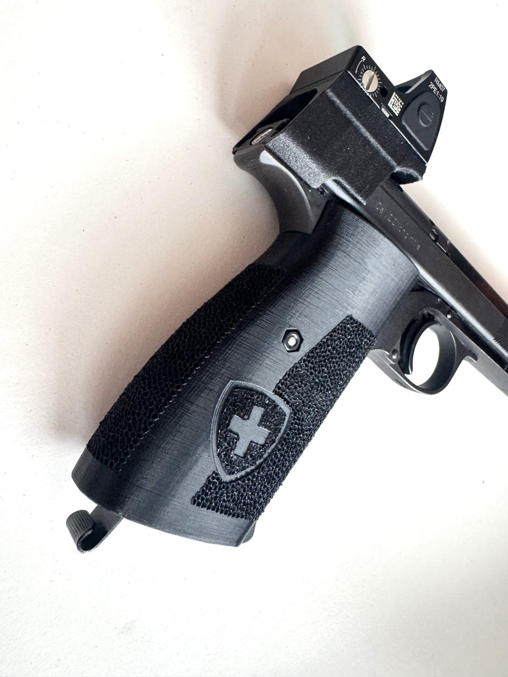 Tutti gli attrezzi: Hämmerli 208 / 215 Griffschale "Stippled" – Nuovo e nell'imballaggio originale da Altdorf UR venduto da TriNi1291 1