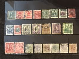 Lot de 20 timbres de Cuba, oblitérés, divers modèles