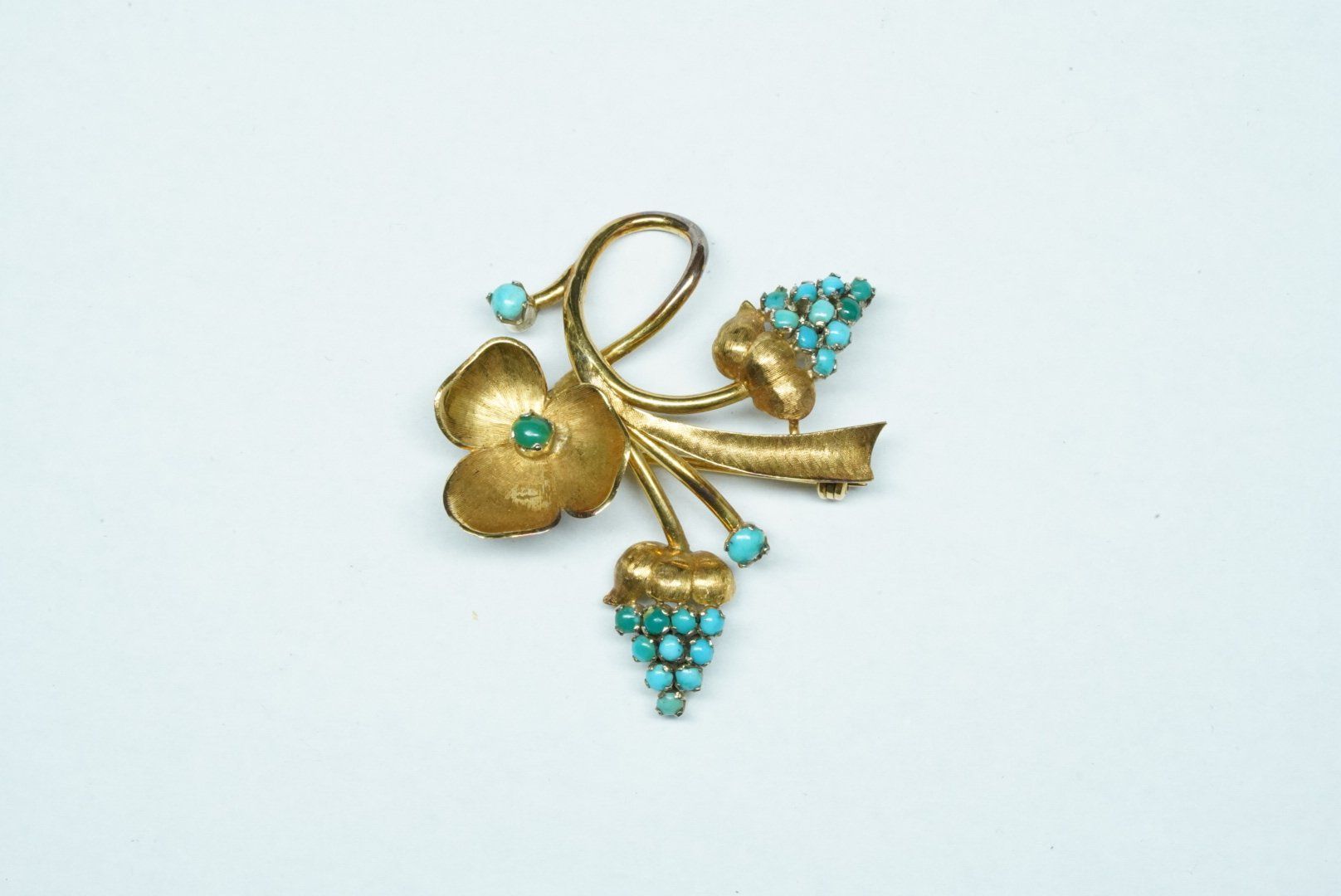 Spille & Fermagli: Brosche 14k Rotgold – Usato da Bülach venduto da Re-Jewelled