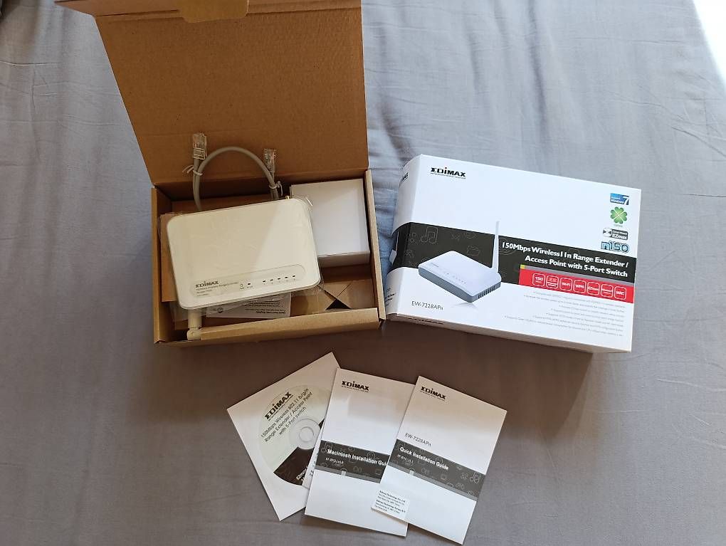Modem & Router: Edimax 150Mbps Wireless Access Point / Range Extender – Nuovo (secondo la descrizione) da Lugano venduto da Lucolos 1