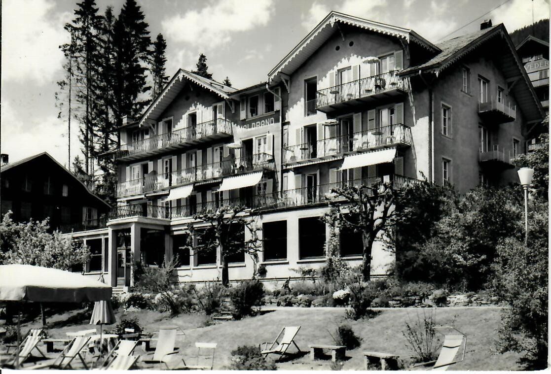 Cartoline postali: Wengen - Hotel Waldrand – Usato da Hochdorf venduto da Ziegel-16
