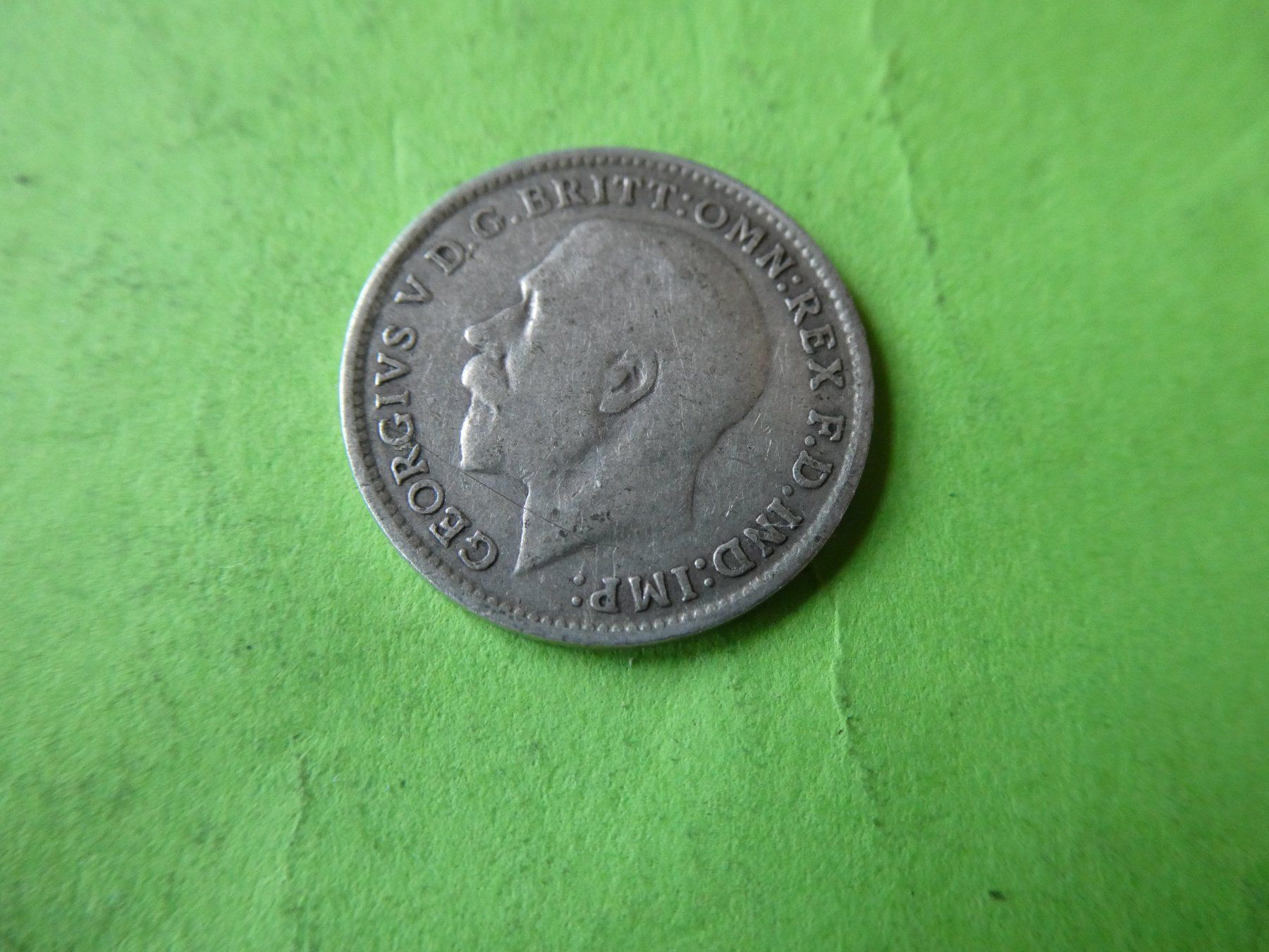 Tutti le monete: Grossbritannien 1917, 3 Pence  - Silber – Usato da Hinterforst venduto da Rohusri 1