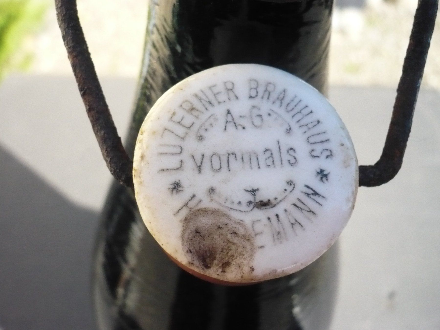 Bicchieri, Caraffe & Bottiglie: Bierflasche BRAUHAUS ENDEMANN LUZERN – Usato da Biberist venduto da Urmel 5