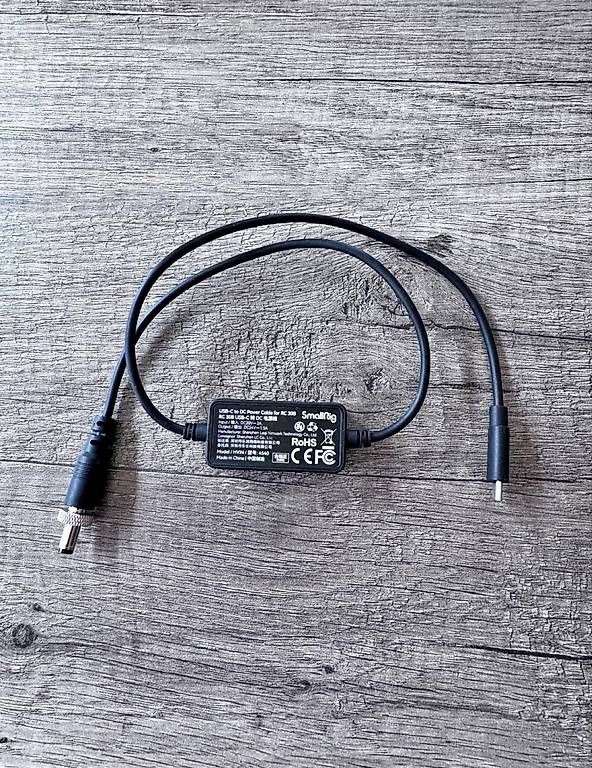 Cavi: SmallRig USB-C zu DC power Kabel – Usato da Bonfol venduto da vgi_vc6k