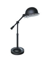 Retro Vintage Tischleuchte schwarz 70