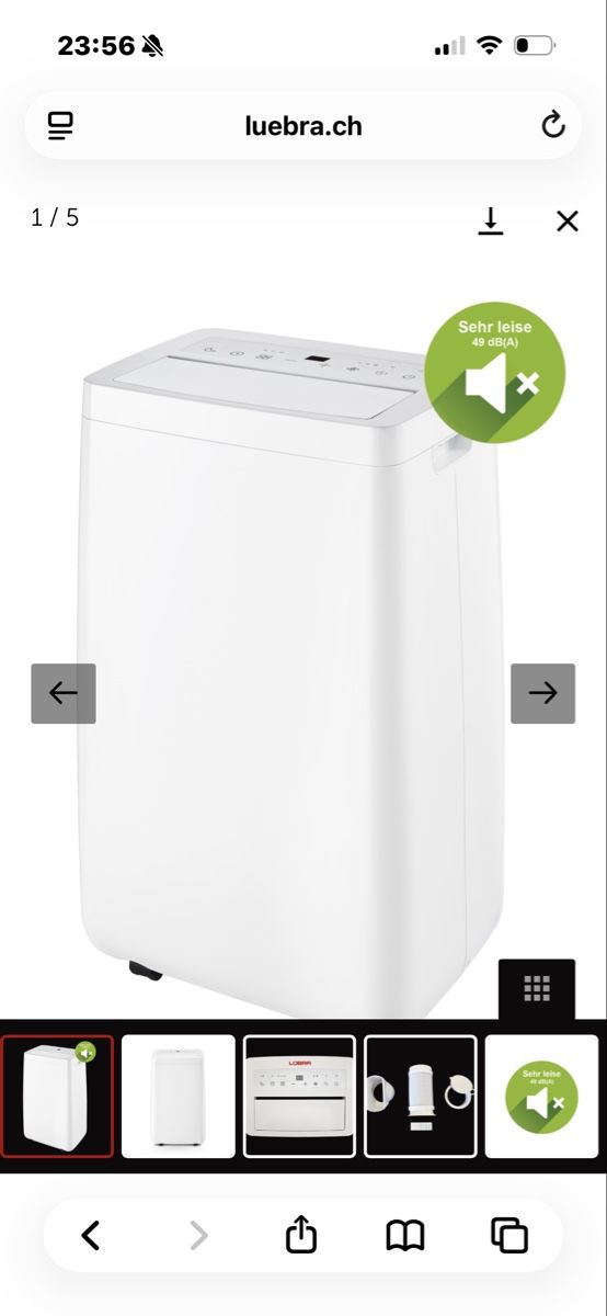 Condizionatori: Lübra Klimagerät 9000 BTU 49 dB – Nuovo e nell'imballaggio originale da Winterthur venduto da jac_7rd9