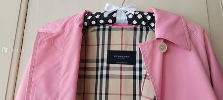 Burberry Original Regenmantel Gr.38 mit Hut Hochkarätig
