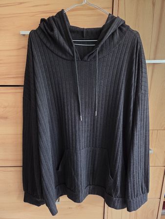 Grosse Grösse Übergangs Hoodipulli ca Gr.50/52 Schwarz 