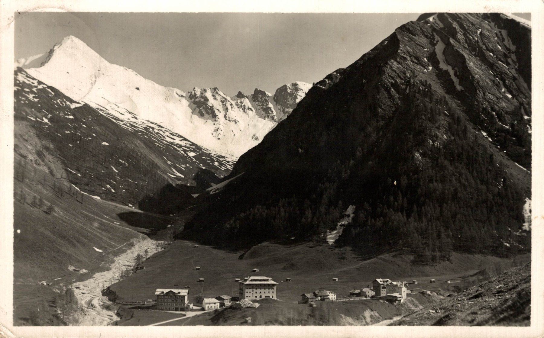 Cartoline postali: Samnaun mit Muttler 3298 m – Usato da Bronschhofen venduto da Astore