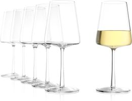 Lausitz Weissweingläser Power 6er-Set 400 ml Moderne Edler
